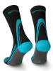Spaio Trekkingsocken "Tactical" in Schwarz/ Türkis/ Grau