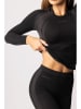 Spaio Thermoleggings "Powerful" in Schwarz/ Grau