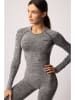 Spaio Trainingslongsleeve "Melange" in Grau