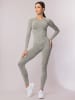 Spaio Trainingslongsleeve "Melange" kaki