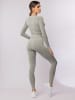 Spaio Trainingslongsleeve "Melange" kaki
