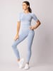 Spaio Functioneel shirt "Melange" lichtblauw