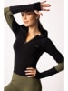 Spaio Trainingshoodie "Adapt" zwart/kaki