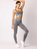 Spaio Sport-BH "Melange" in Grau/ Schwarz