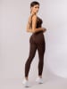 Spaio Trainingsleggings "Flex Innergy" in Braun