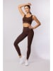 Spaio Trainingsleggings "Flex Innergy" in Braun