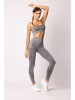 Spaio Legginsy sportowe "Melange" w kolorze szarym