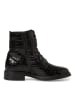 Tamaris Leder-Boots in Schwarz
