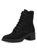 Tamaris Leder-Boots in Schwarz