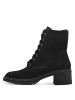 Tamaris Leder-Boots in Schwarz