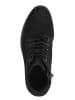 Tamaris Leder-Boots in Schwarz
