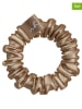 Invisibobble 2-delige set: haarelastiekjes "Sprunchie Slim" lichtbruin/zwart - 2 stuks
