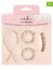 Invisibobble 3-częściowy zestaw "Handle with Curl" w kolorze kremowym do loków