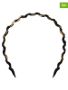 Invisibobble 2-delige set: haarbanden "Hairhalo" zwart/goudkleurig