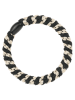 Invisibobble 2er-Set: Haargummis "Tristar" in Schwarz/ Beige - á 3 Stück