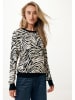 Mexx Pullover in Beige/ Schwarz
