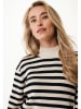 Mexx Pullover in Beige/ Schwarz