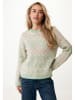 Mexx Pullover in Grün/ Rosa