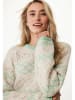 Mexx Pullover in Grün/ Rosa