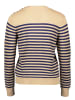 Mexx Pullover in Beige/ Dunkelblau