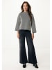 Mexx Bluse in Schwarz/ Beige