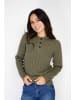 C& Jo Sweter w kolorze khaki