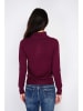 C& Jo Cardigan in Bordeaux