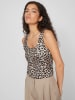 Vila Top in Braun/ Beige