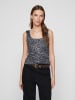 Vila Top in Grau/ Schwarz