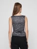 Vila Top in Grau/ Schwarz