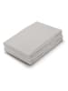 Byrklund Jersey-Spannbettlaken "Bed Basics" in Taupe in Hellbraun/ Grau