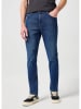 Wrangler Spijkerbroek - slim fit - donkerblauw