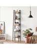 Songmics Standregal in Schwarz/ Braun - (B)33,8 x (H)170 x (T)30 cm