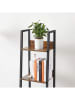 Songmics Standregal in Schwarz/ Braun - (B)33,8 x (H)170 x (T)30 cm