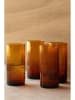Ellos Home 4er-Set: Gläser in Hellbraun - 460 ml