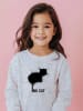 WOOOP Sweatshirt "Ink cat" grijs