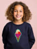 WOOOP Sweatshirt "Ice cream" in Dunkelblau