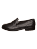 Ecco Leren mocassins zwart