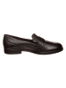 Ecco Leren mocassins zwart