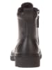 Ecco Leder-Boots "Grainer" in Schwarz