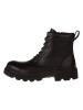 Ecco Leder-Boots "Grainer" in Schwarz