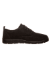 Ecco Leder-Sneakers in Schwarz
