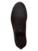 Ecco Leder-Sneakers in Schwarz