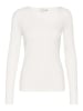 Kaffe Longsleeve in Weiß