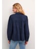 Cream Blouse donkerblauw