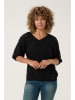 Cream Strickbluse in Schwarz