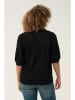 Cream Strickbluse in Schwarz