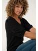 Cream Strickbluse in Schwarz