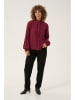Cream Blouse bordeaux