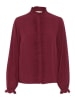Cream Bluse in Bordeaux